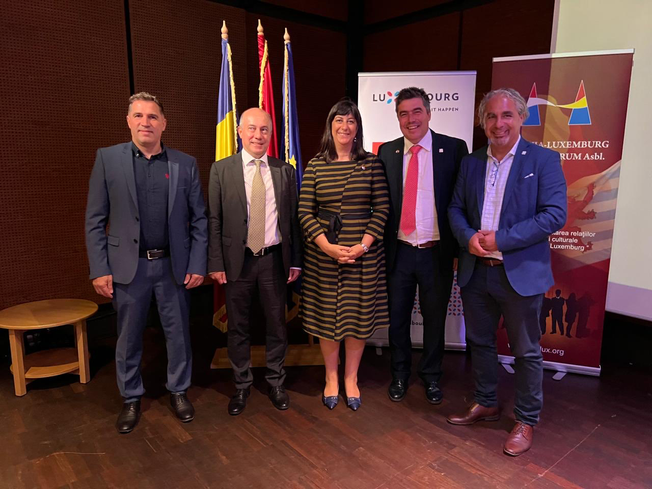 Romania and Luxembourg diplomatic relations event visual